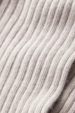 COS CHUNKY RIBBED PURE CASHMERE SCARF-Women Hats & Scarves | Cashmere