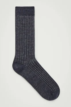 COS CHUNKY RIBBED WOOL SOCKS- Socks & Underwear