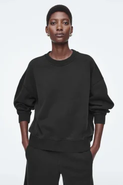 COS CLASSIC CREW-NECK SWEATSHIRT-Women Tops