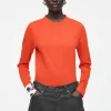 COS CLEAN CUT REGULAR LONG-SLEEVED T-SHIRT-Women T-Shirts | Tops