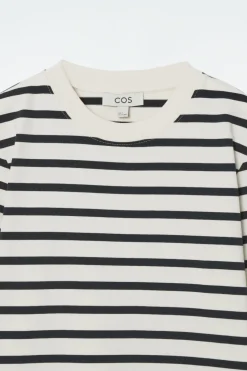 COS CLEAN CUT REGULAR LONG-SLEEVED T-SHIRT-Women T-Shirts | Tops