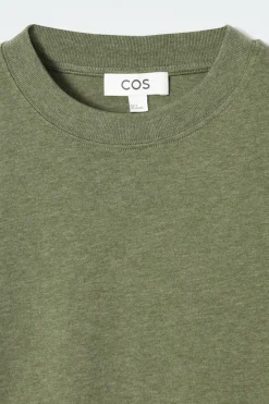 COS CLEAN CUT REGULAR LONG-SLEEVED T-SHIRT-Women T-Shirts | Tops