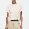 COS CLEAN CUT REGULAR T-SHIRT-Women T-Shirts | Tops