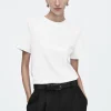 COS CLEAN CUT REGULAR T-SHIRT-Women T-Shirts | Tops
