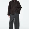 COS COLLARED FAUX SHEARLING JACKET-Women Coats & Jackets