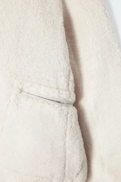 COS COLLARED FAUX SHEARLING JACKET-Women Coats & Jackets
