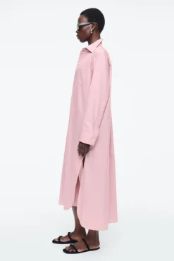 COS COLLARED MIDI SHIRT DRESS-Women Dresses & Jumpsuits