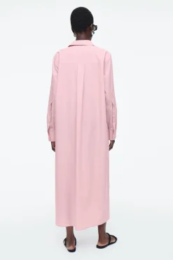COS COLLARED MIDI SHIRT DRESS-Women Dresses & Jumpsuits