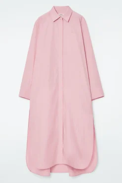 COS COLLARED MIDI SHIRT DRESS-Women Dresses & Jumpsuits