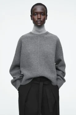 COS COLOUR-BLOCK LAYERED WOOL JUMPER-Women Tops | Sweaters & Cardigans