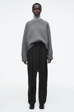 COS COLOUR-BLOCK LAYERED WOOL JUMPER-Women Tops | Sweaters & Cardigans