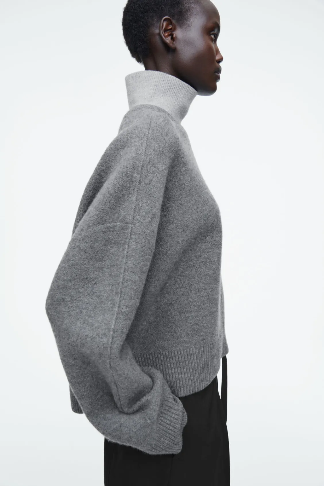 COS COLOUR-BLOCK LAYERED WOOL JUMPER-Women Tops | Sweaters & Cardigans