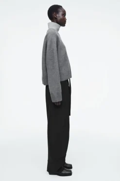 COS COLOUR-BLOCK LAYERED WOOL JUMPER-Women Tops | Sweaters & Cardigans