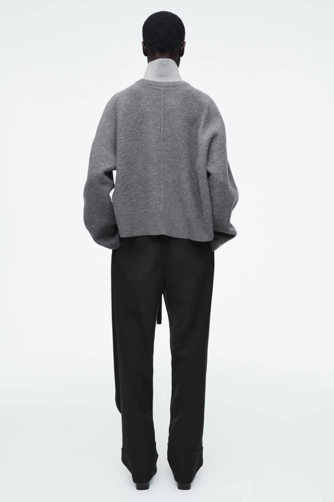 COS COLOUR-BLOCK LAYERED WOOL JUMPER-Women Tops | Sweaters & Cardigans