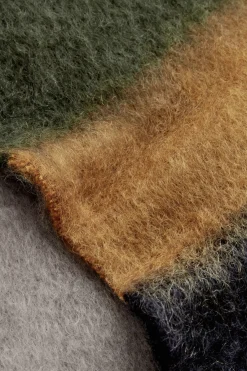 COS COLOUR-BLOCK MOHAIR SCARF- Hats & Scarves