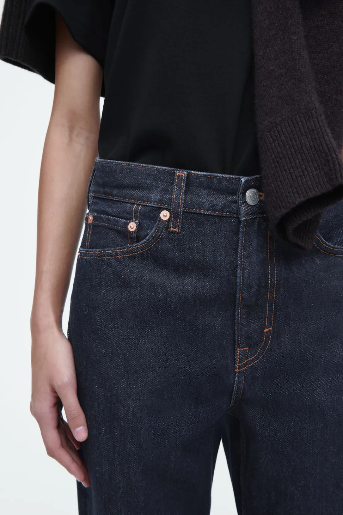 COS COLUMN STRAIGHT-LEG JEANS-Women Jeans | Pants