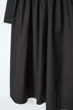 COS CONTRAST-PANEL LONG-SLEEVED MIDI DRESS-Women Dresses & Jumpsuits