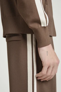 COS CONTRAST-STRIPE KNITTED JOGGERS- Matching Sets | Pants