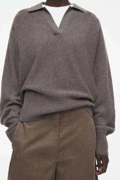 COS CORDUROY BARREL-LEG TROUSERS-Women Pants