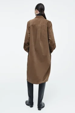 COS CORDUROY MIDI SHIRT DRESS-Women Dresses & Jumpsuits
