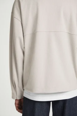 COS CORDUROY-JERSEY HALF-ZIP SWEATSHIRT- Matching Sets | Sweatshirts & Hoodies