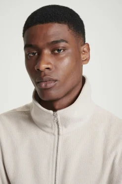 COS CORDUROY-JERSEY HALF-ZIP SWEATSHIRT- Matching Sets | Sweatshirts & Hoodies