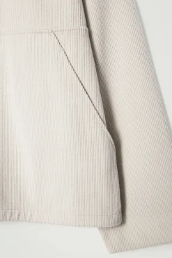 COS CORDUROY-JERSEY HALF-ZIP SWEATSHIRT- Matching Sets | Sweatshirts & Hoodies
