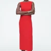 COS CORSET-DETAIL MAXI DRESS-Women Dresses & Jumpsuits | Sweaters & Cardigans