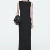 COS CORSET-DETAIL MAXI DRESS-Women Dresses & Jumpsuits | Sweaters & Cardigans