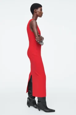 COS CORSET-DETAIL MAXI DRESS-Women Dresses & Jumpsuits | Sweaters & Cardigans