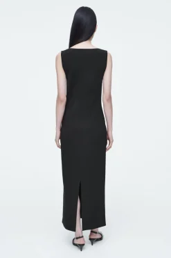 COS CORSET-DETAIL MAXI DRESS-Women Dresses & Jumpsuits | Sweaters & Cardigans