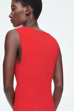 COS CORSET-DETAIL MAXI DRESS-Women Dresses & Jumpsuits | Sweaters & Cardigans