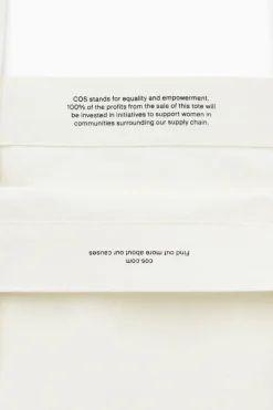 COS EQUALITY CANVAS TOTE BAG-Women Bags & Wallets | Bags