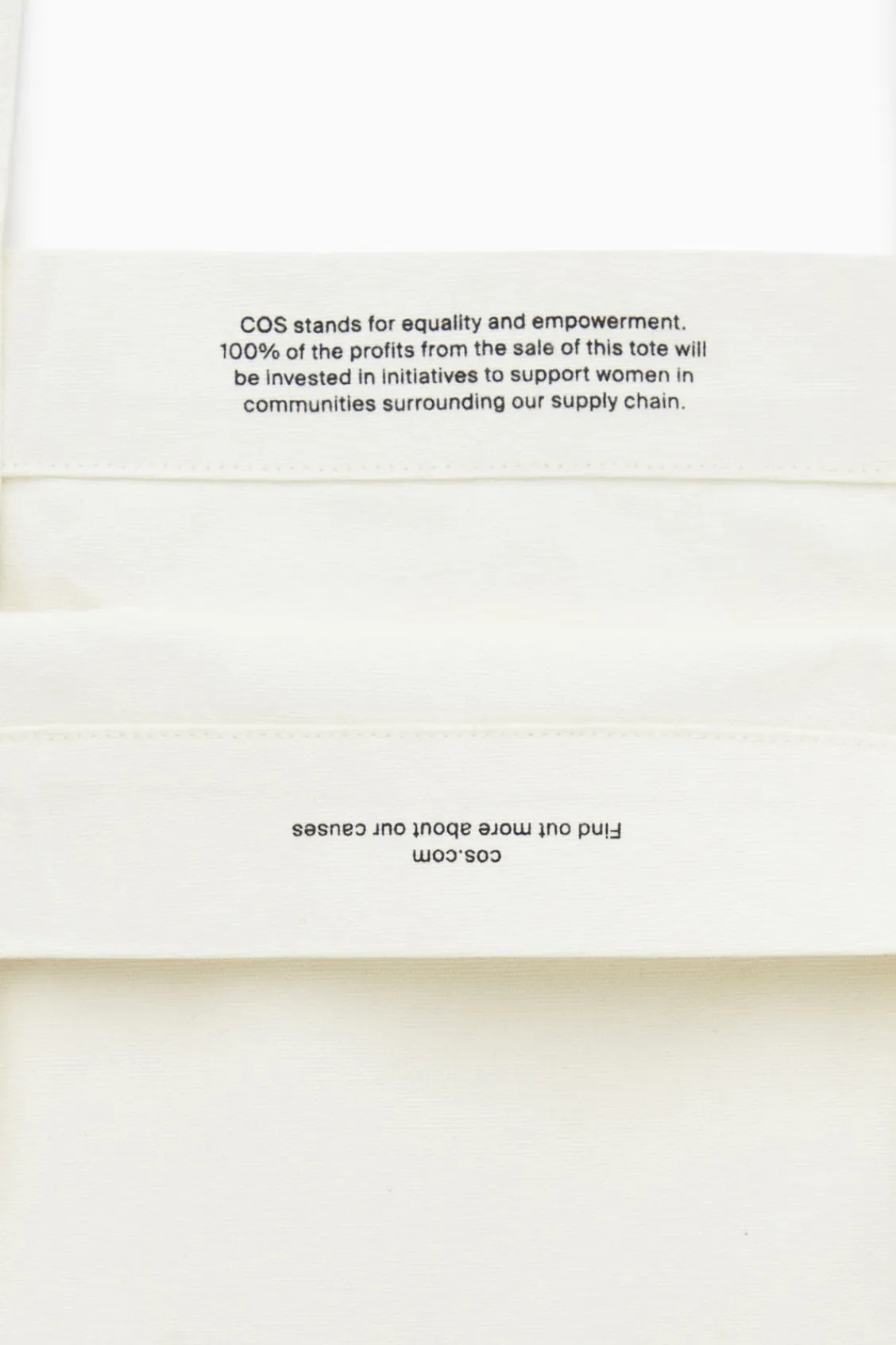 COS EQUALITY CANVAS TOTE BAG-Women Bags & Wallets | Bags