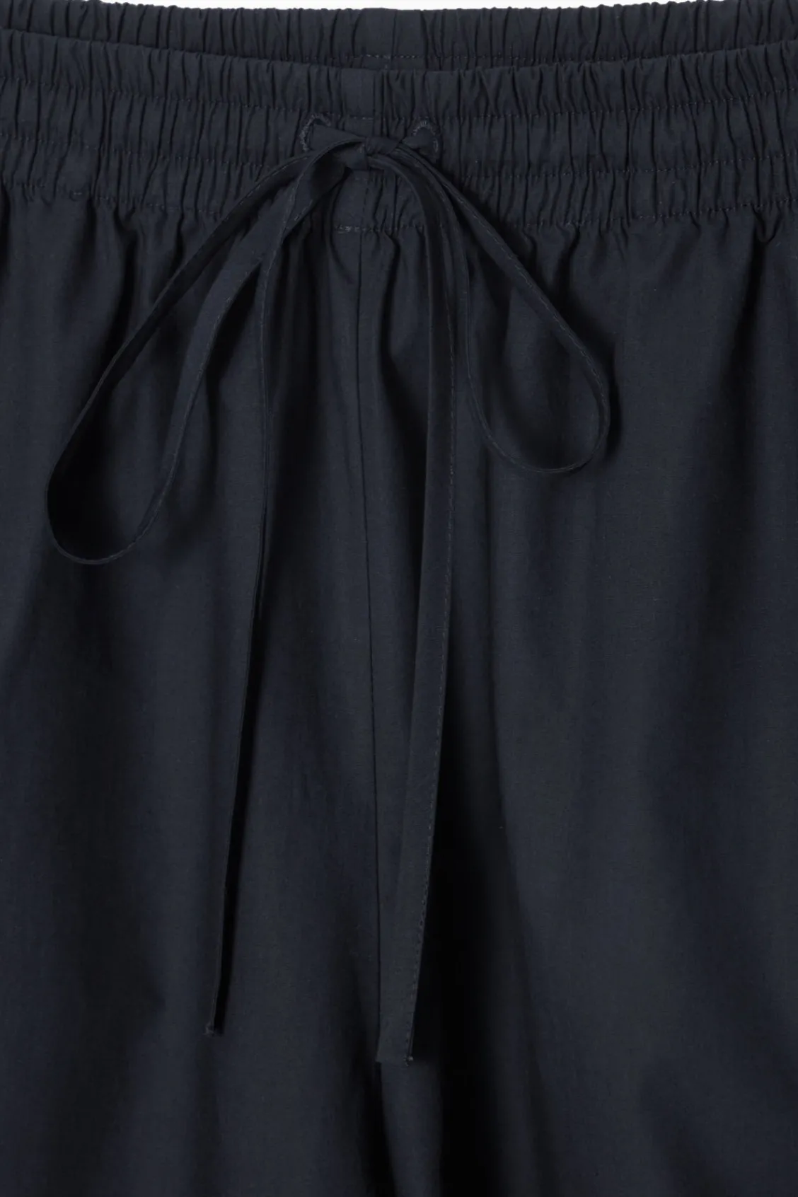 COS COTTON DRAWSTRING SHORTS-Women Pants