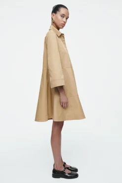 COS COTTON UTILITY SHIRT DRESS-Women Dresses & Jumpsuits