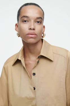 COS COTTON UTILITY SHIRT DRESS-Women Dresses & Jumpsuits