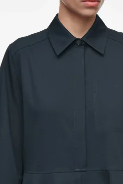 COS COTTON UTILITY SHIRT DRESS-Women Dresses & Jumpsuits