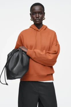 COS COTTON-JERSEY HOODIE-Women Tops