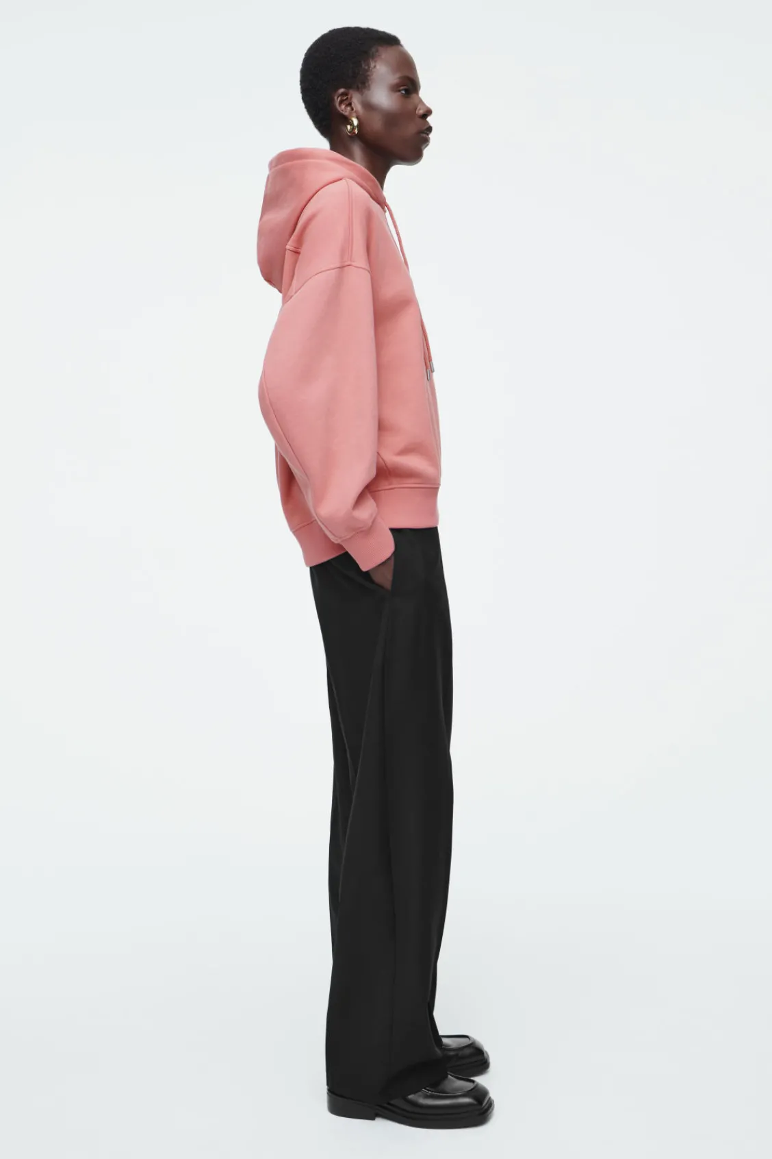 COS COTTON-JERSEY HOODIE-Women Tops