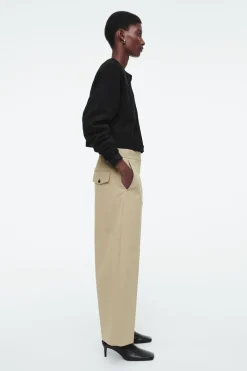 COS COTTON-TWILL CHINOS-Women Pants