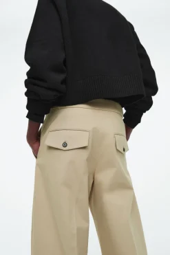 COS COTTON-TWILL CHINOS-Women Pants