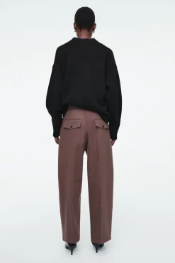 COS COTTON-TWILL CHINOS-Women Pants