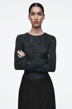 COS CREW-NECK MERINO WOOL TOP-Women Tops | Sweaters & Cardigans