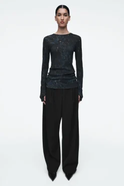 COS CREW-NECK MERINO WOOL TOP-Women Tops | Sweaters & Cardigans