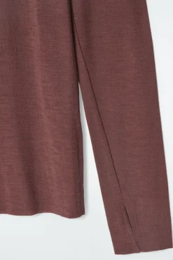 COS CREW-NECK MERINO WOOL TOP-Women Tops | Sweaters & Cardigans