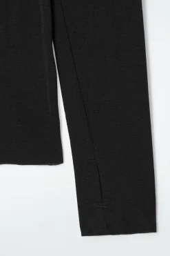 COS CREW-NECK MERINO WOOL TOP-Women T-Shirts | Tops