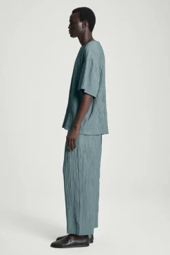 COS CRINKLED WIDE-LEG PANTS- Matching Sets | Pants