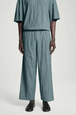 COS CRINKLED WIDE-LEG PANTS- Matching Sets | Pants