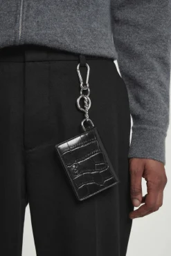 COS CROC-EFFECT LEATHER WALLET- Bags & Wallets